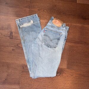 Levi's Light Blue Straight Men's Jeans 505